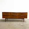 Mid Century Cigar Leg Drawers Sideboard