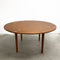 Mid Century Rare Circular TH Brown Extension Dining Table