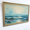 Mid Century Coastal Scene Of Breaking Waves