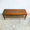 Mid Century Coffee Table With Slatted Magazine Rack