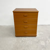 Mid Century Compact Teak Parker Chest of Drawers or Bedside
