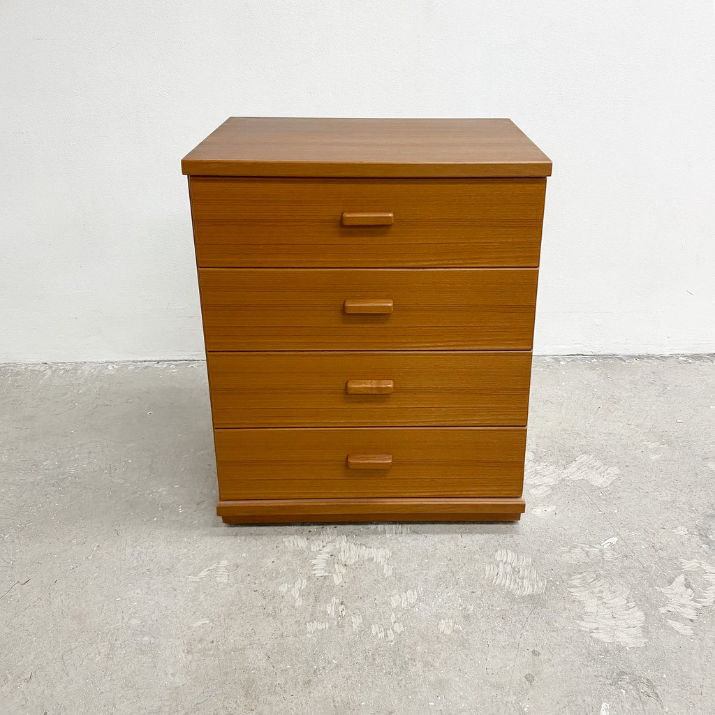 Mid Century Compact Teak Parker Chest of Drawers or Bedside