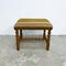Mid Century Danish Bobbin Leg Footstool
