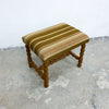 Mid Century Danish Bobbin Leg Footstool