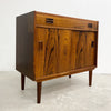 Mid Century Danish Brazilian Rosewood Compact Buffet Sideboard