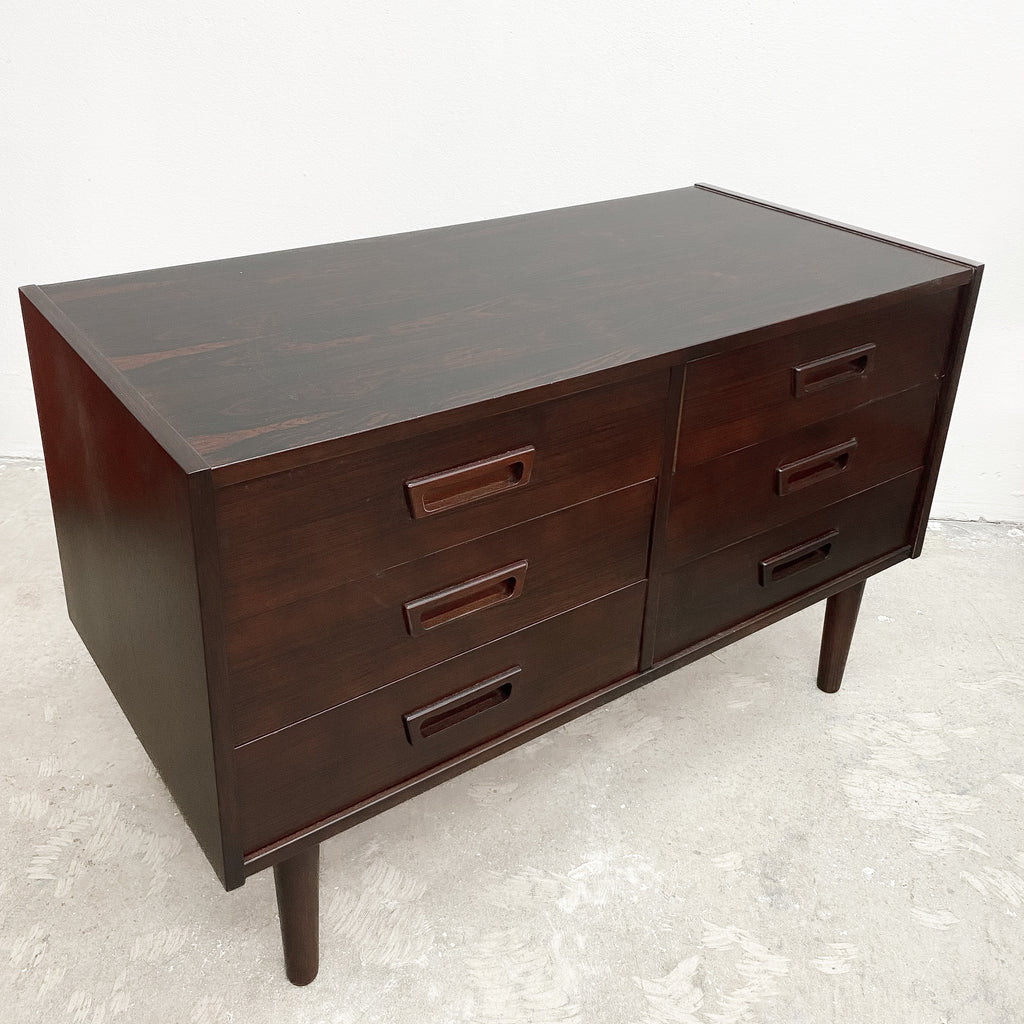 Restored Mid Century Danish Chest Of Drawers