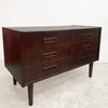 Restored Mid Century Danish Chest Of Drawers