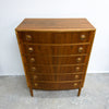 Mid Century Danish Kai Kristiansen Tallboy Chest Of Drawers Restored