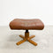 Mid Century Danish Leather Footstool