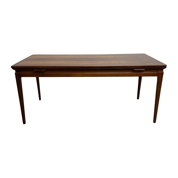 A mid-century modern rosewood coffee table 