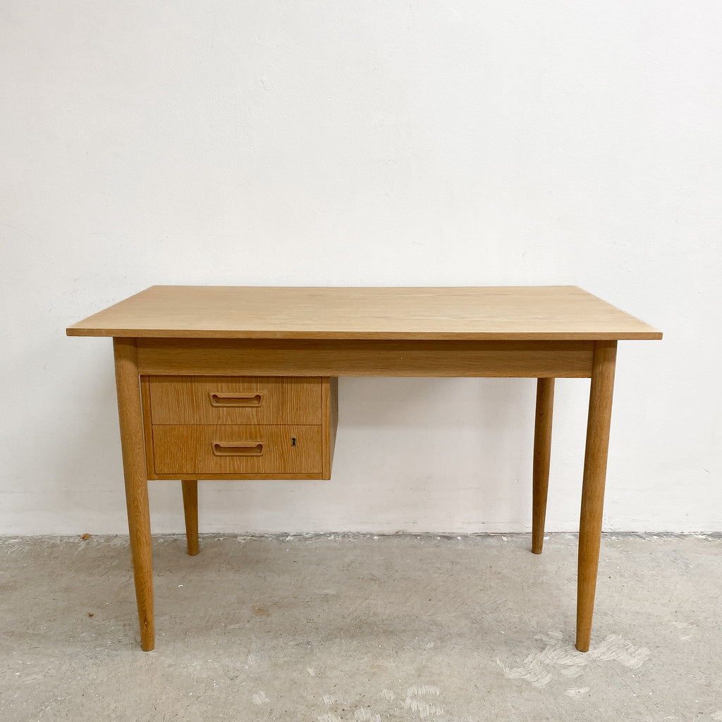 Mid Century Danish Oak Writing Desk 1960s