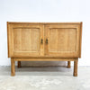Mid Century Danish Oak Record Cabinet 