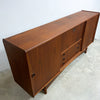 Mid Century Danish Teak Highboard With Cocktail Bar