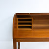 Mid Century Danish Teak Roll Top Desk