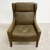 Mid Century Danish Wingback Armchair