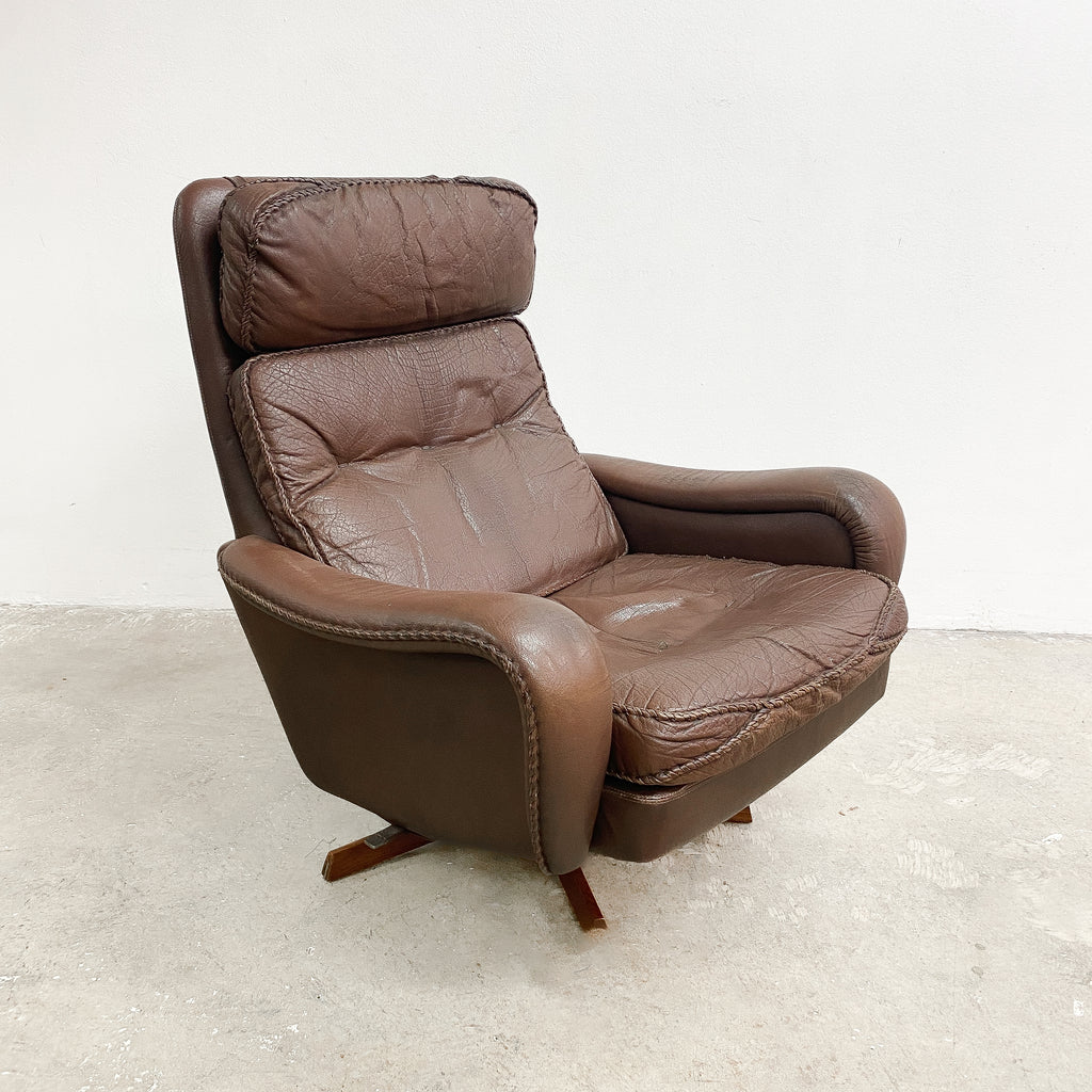 Mid Century Dutch Model 75 Lounge Armchair By Arnold Madsen & Henry Schubell For Bovenkamp
