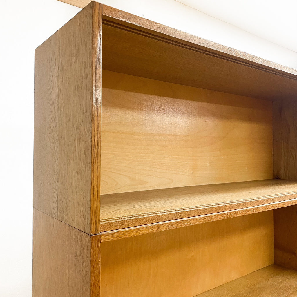 Mid Century English Oak Module Shelf From Phoenix House England
