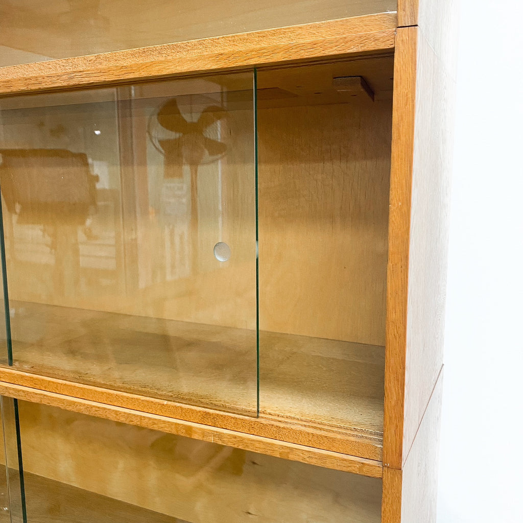 Mid Century English Oak Module Shelf From Phoenix House England