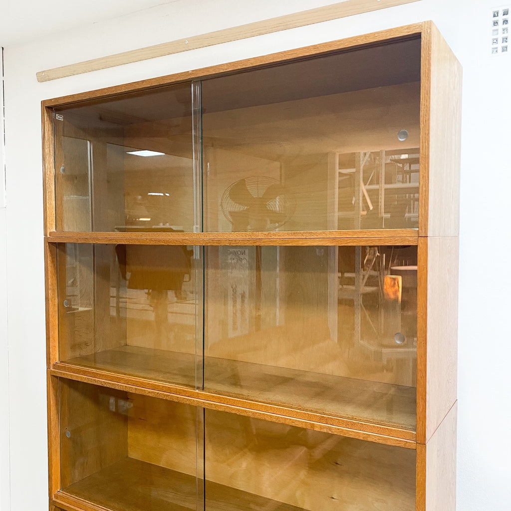 Mid Century English Oak Module Shelf From Phoenix House England