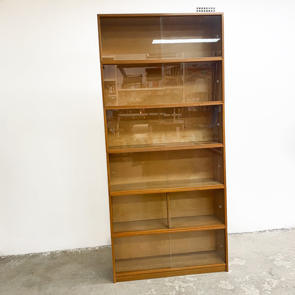 Mid Century English Oak Module Shelf From Phoenix House England