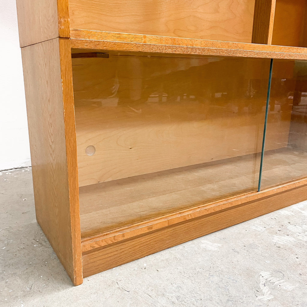 Mid Century English Oak Module Shelf From Phoenix House England