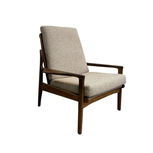 Mid Century Fler Narvik Blackwood Armchair New Cushion Inserts