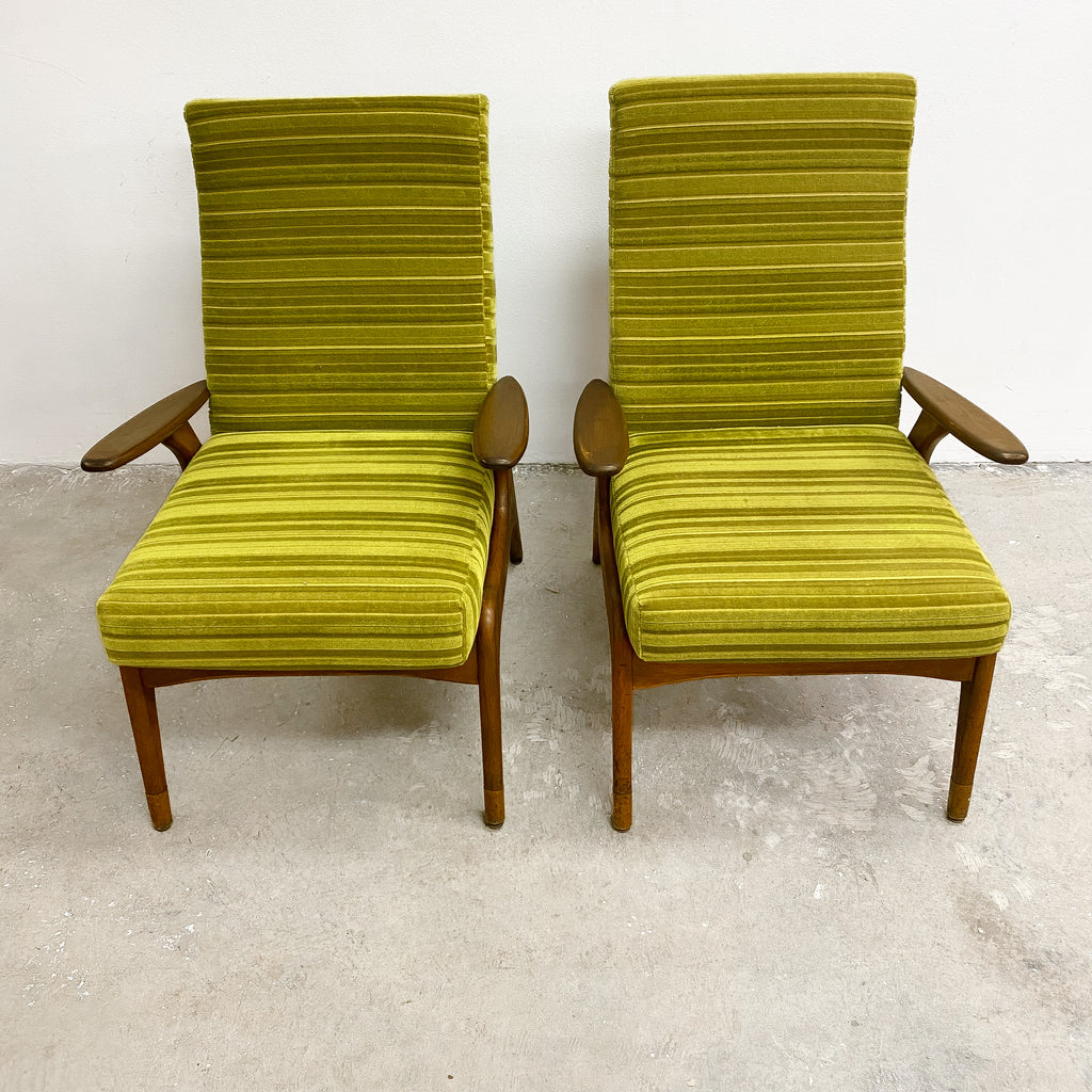 Mid Century Fler SC55 Armchairs By Fred Lowen