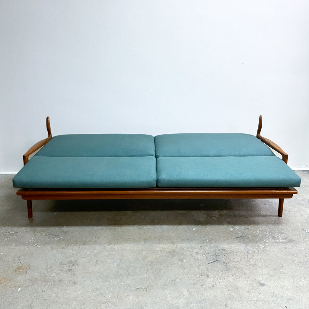 Mid Century Fler 'Narvik' 3 Seater Folding Sofa Lounge- New Upholstery
