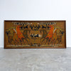 Mid Century Framed Etruscan Print On Fabric