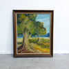 Mid Century Framed Painting On Canvas Signed J Anderson