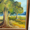 Mid Century Framed Painting On Canvas Signed J Anderson
