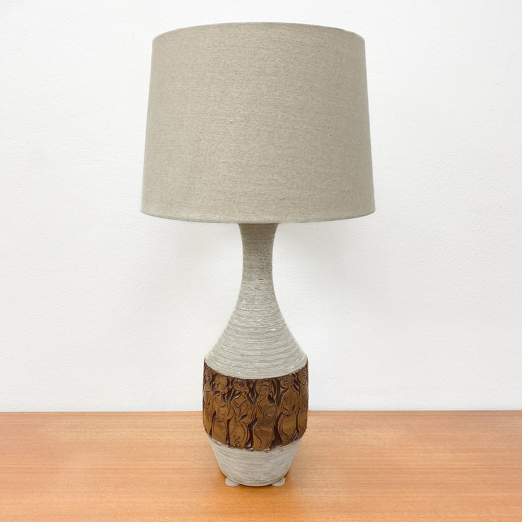 Mid Century Fratelli Fanciullacci Ceramic Lamp