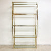 Mid Century Glass Shelves By Pierre Vandel 5 Tiered