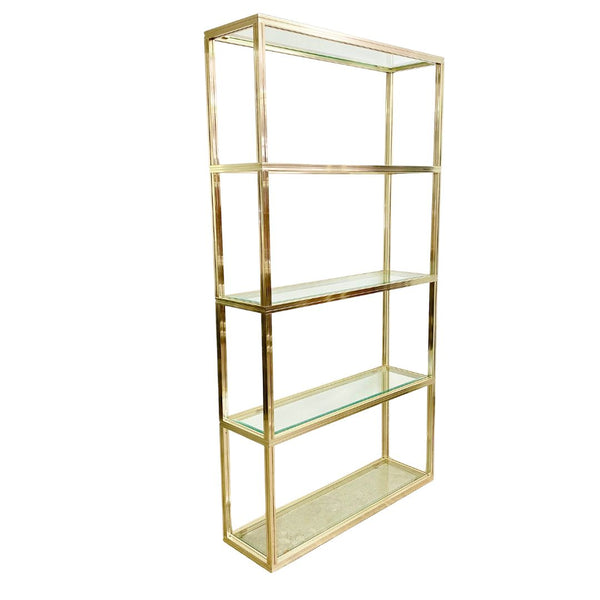 Mid Century Glass Shelves By Pierre Vandel 5 Tiered