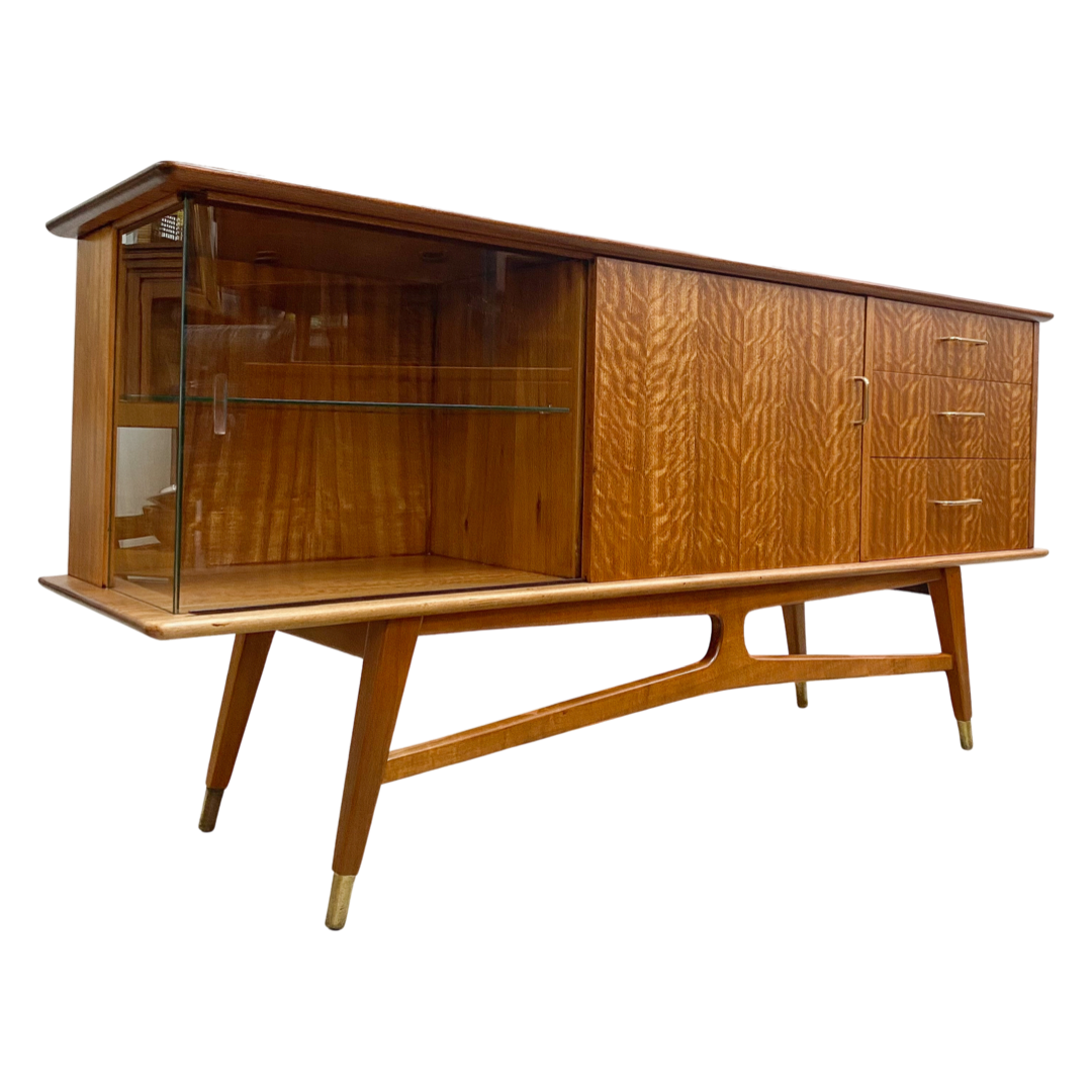Restored Mid Century Solid Wood Sideboard by Edward Hill The Design Ark