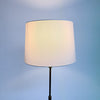 Mid Century Italian 1960s Brass And Teak Floor Lamp With Marble Base