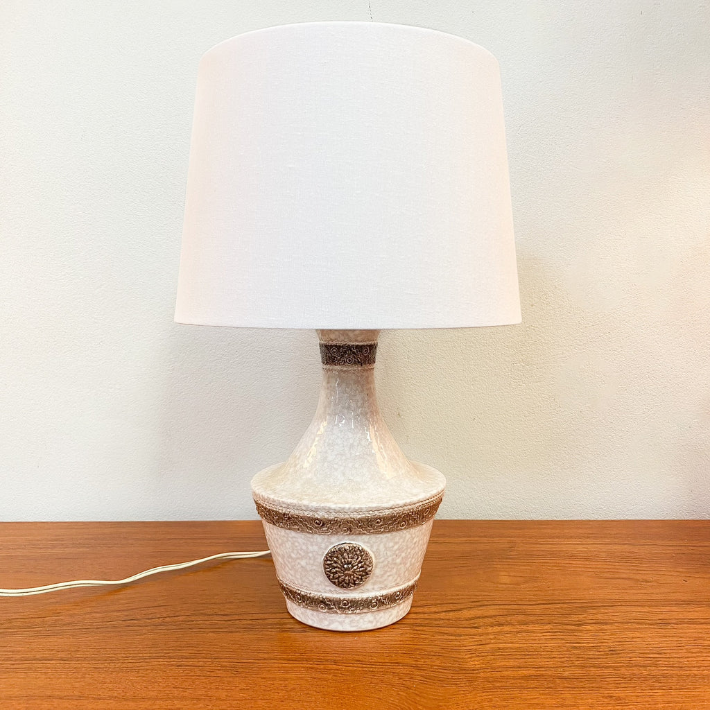 Mid Century Ceramic Italian Table Lamp