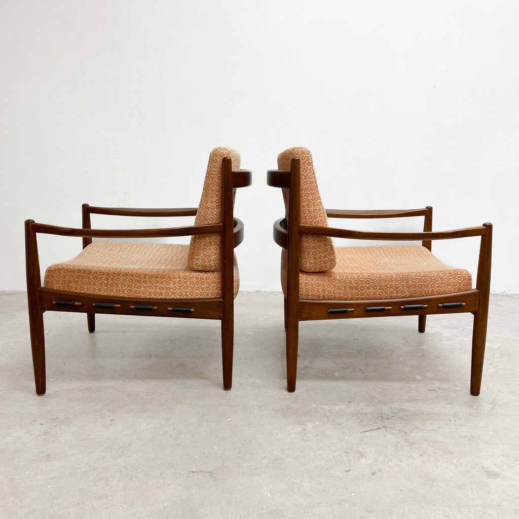 Rare Mid Century Läckö Easy Armchairs By Ingemar Thillmark