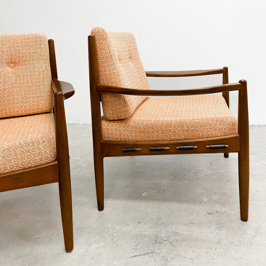 Rare Mid Century Läckö Easy Armchairs By Ingemar Thillmark