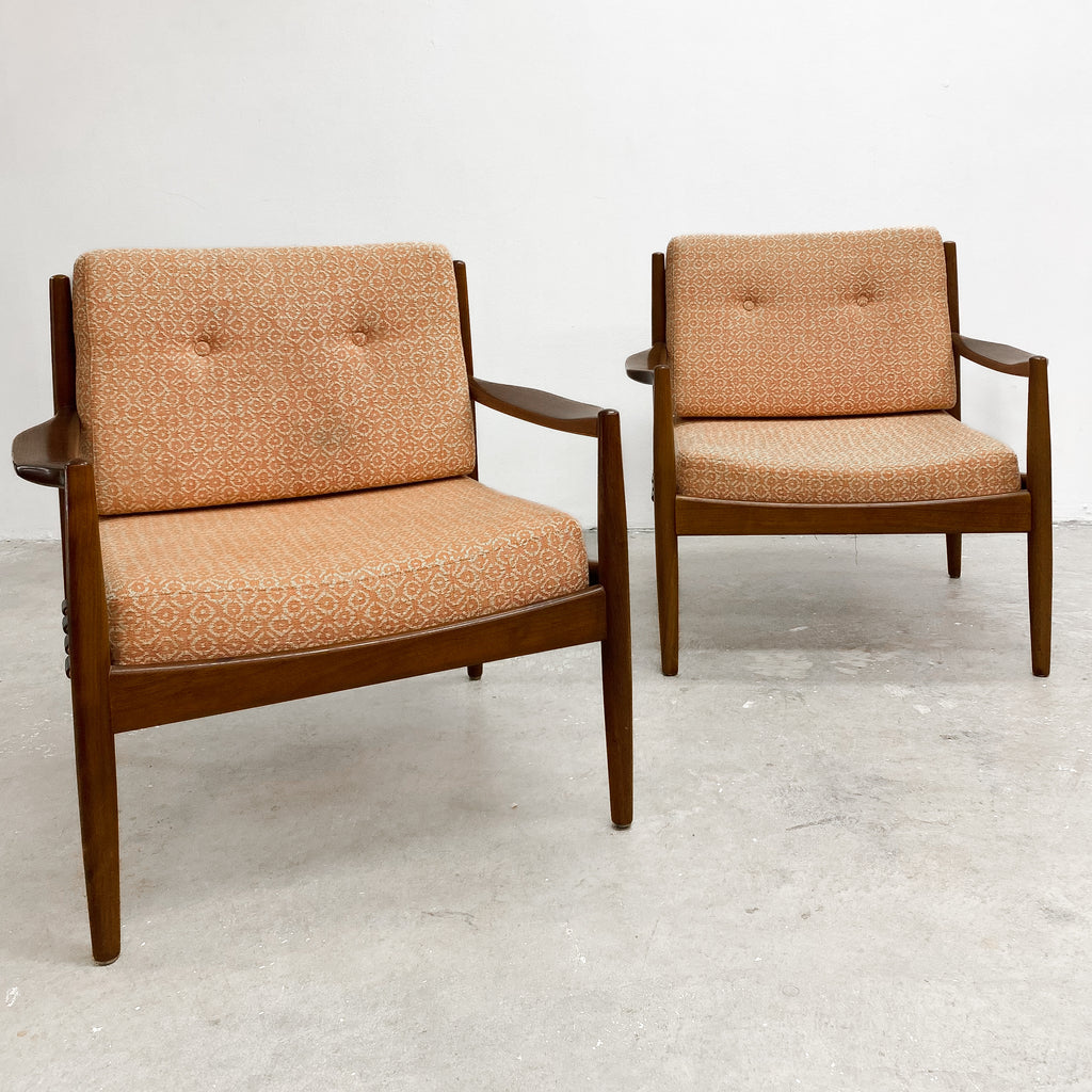 Rare Mid Century Läckö Easy Armchairs By Ingemar Thillmark