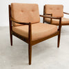 Rare Mid Century Läckö Easy Armchairs By Ingemar Thillmark