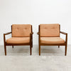 Rare Mid Century Läckö Easy Armchairs By Ingemar Thillmark