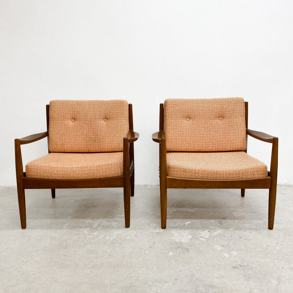 Rare Mid Century Läckö Easy Armchairs By Ingemar Thillmark