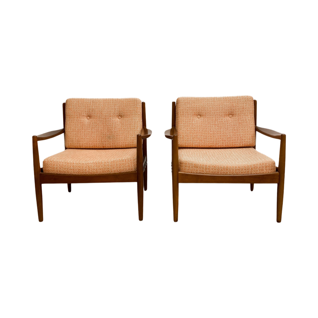 Rare Mid Century Läckö Easy Armchairs By Ingemar Thillmark