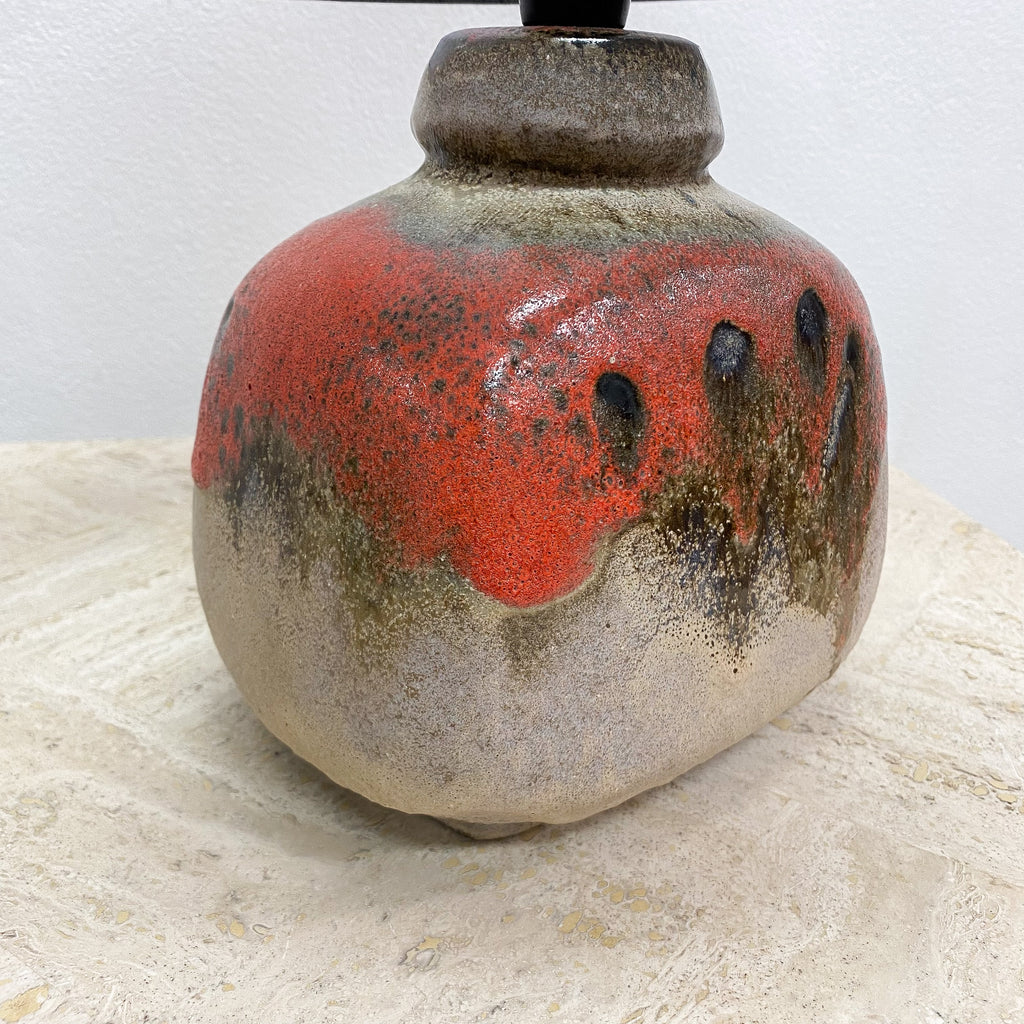 Mid Century Lava Glaze Lamp