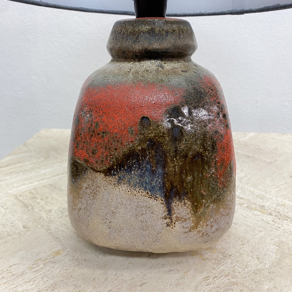 Mid Century Lava Glaze Lamp