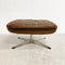 Mid Century Leather Footstool