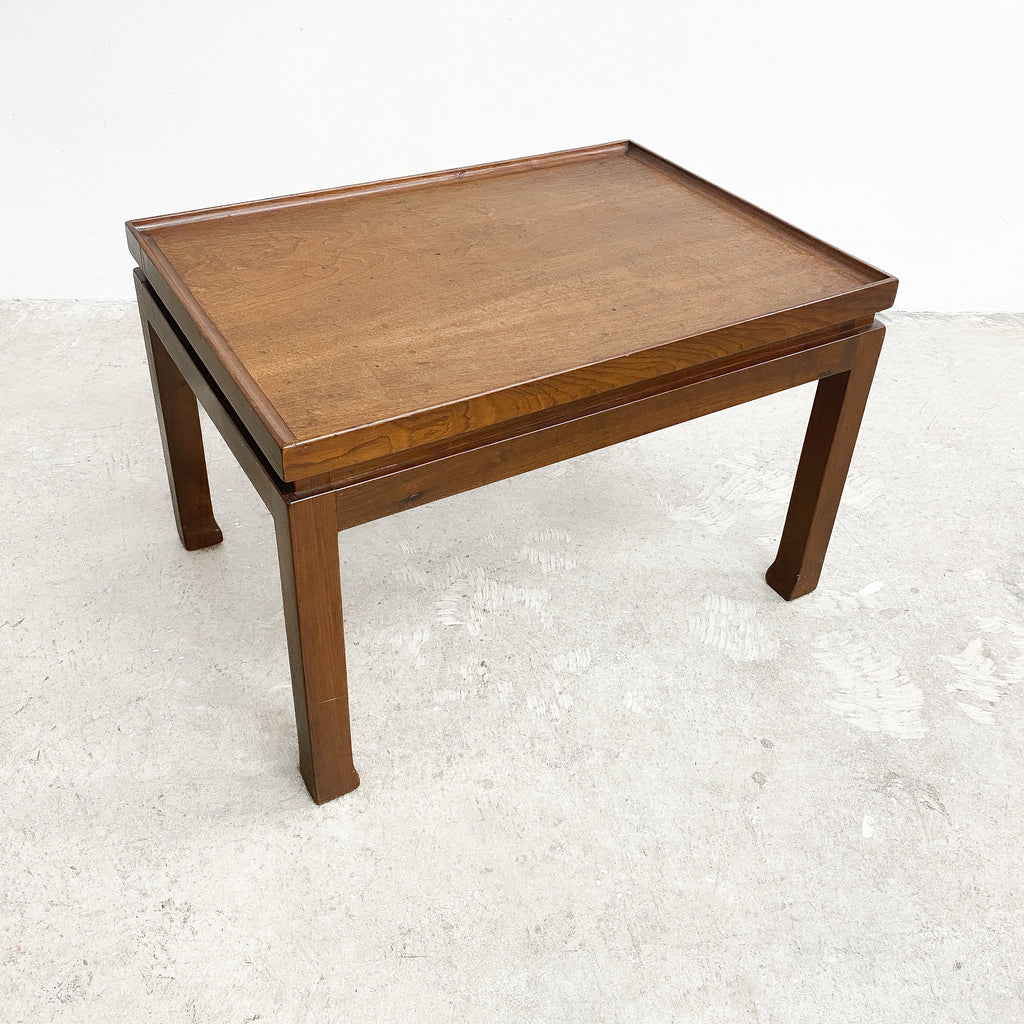 Mid Century Lip Edge Floating Top Coffee Table