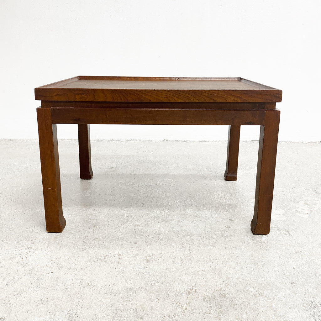 Mid Century Lip Edge Floating Top Coffee Table