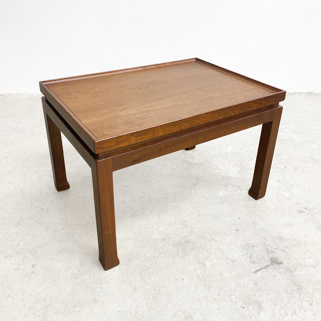 Mid Century Lip Edge Floating Top Coffee Table